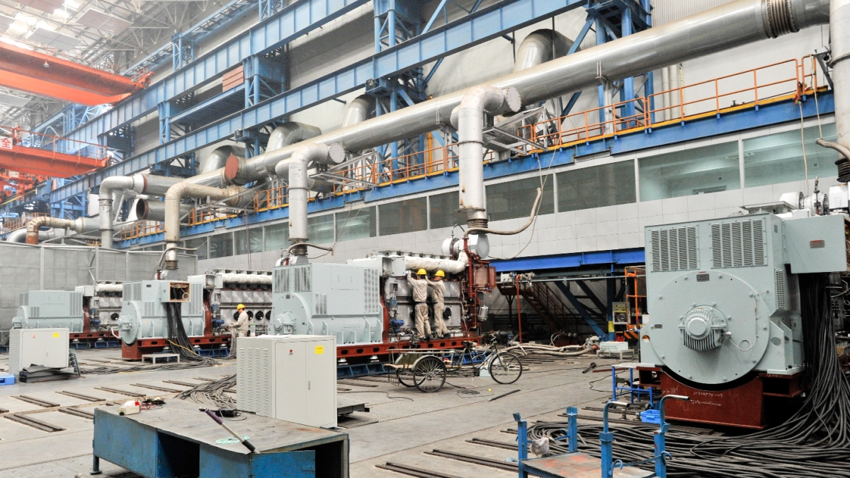 中船動(dòng)力有限公司 大缸徑柴油機及發(fā)電機組試驗站、低速機試驗臺位