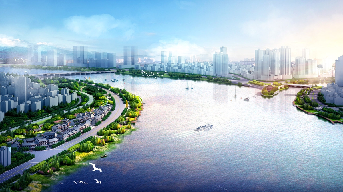 衡陽(yáng)市濱江新區耒水以南沿江風(fēng)光帶景觀(guān)、濕地公園、道路工程