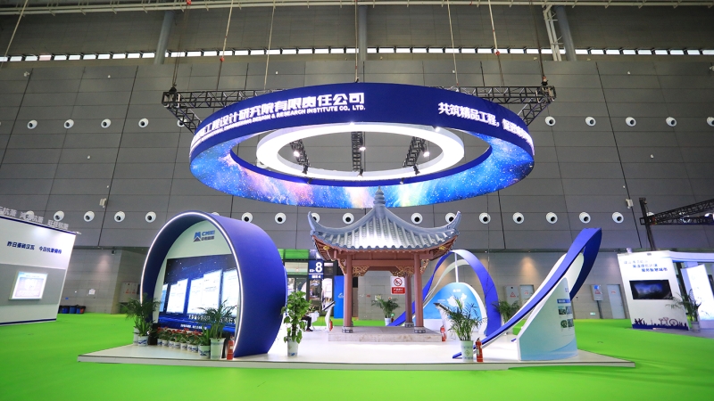 新材料仿古建筑首次亮相！中機國際參加2021年中國筑博會(huì )